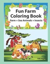 Fun Farm Coloring Book