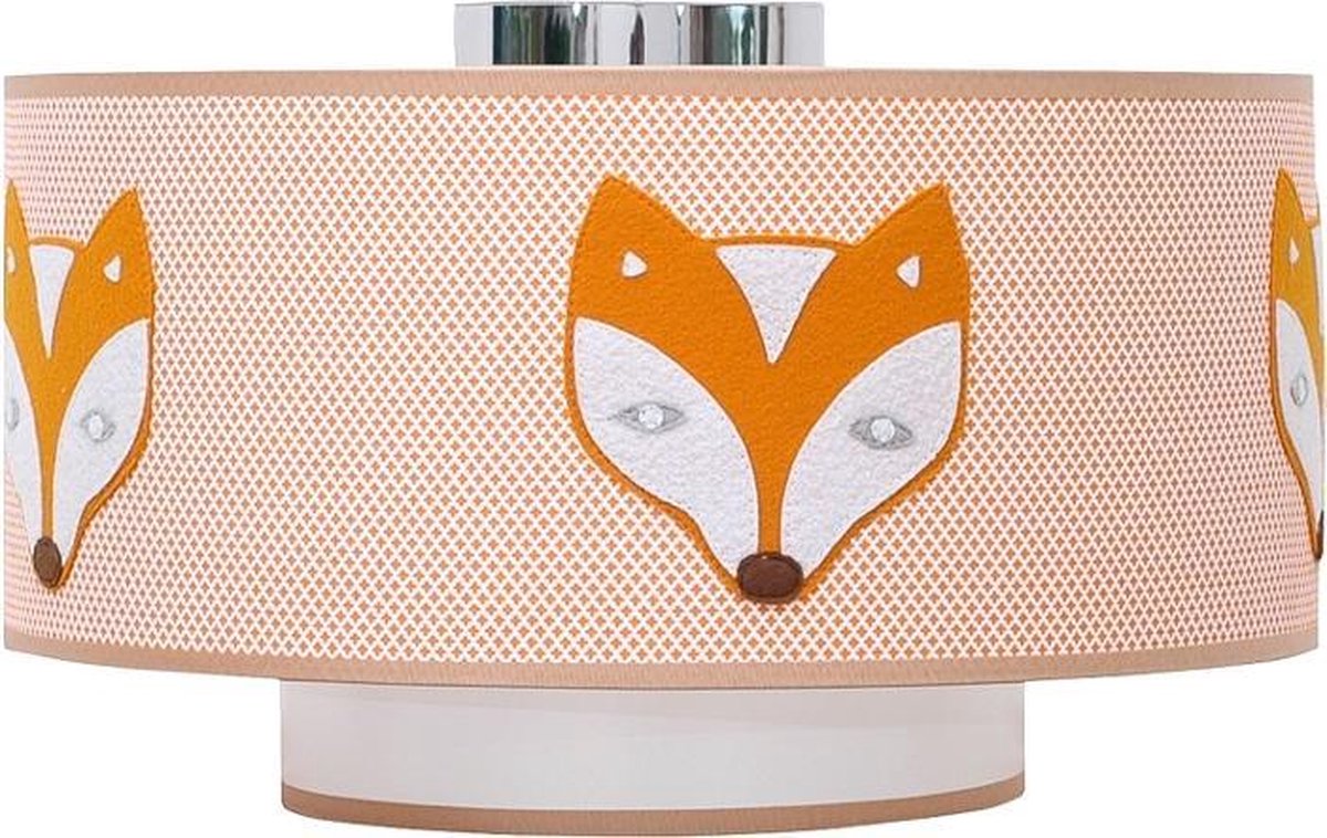 Plafondlamp silhouet Bos met Vos | effen - Lifestyle