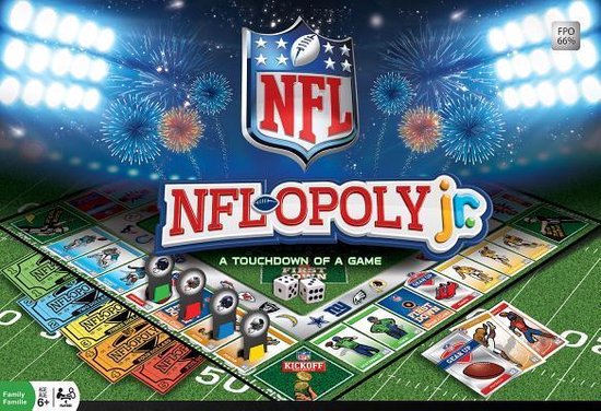 Afbeelding van het spel Masterpieces NFL-Opoly Junior Bordspel