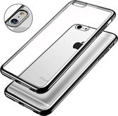 Plating Bumper Soft Flexible hoesje iPhone 6 plus en 6S plus zwart