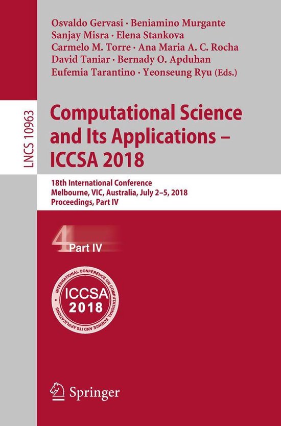 Springer Nature Proceedings Computer Science 4 - Computation ... - cover