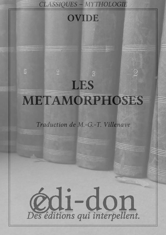 Les métamorphoses - cover