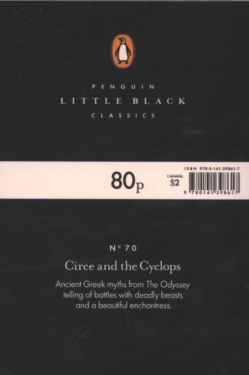 Circe & The Cyclops - back cover