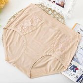 Prachtige high waist slips voor maat 58 - 2 stuks - beige