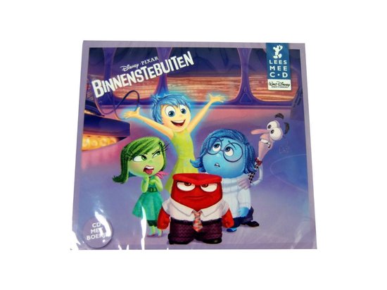 Disney - BinnensteBuiten boek - cd lees mee - luisterboek - cover