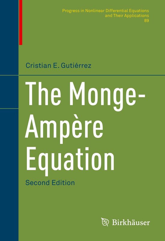 Mathematics and Statistics (R0) - The Monge-Ampère Equation - cover