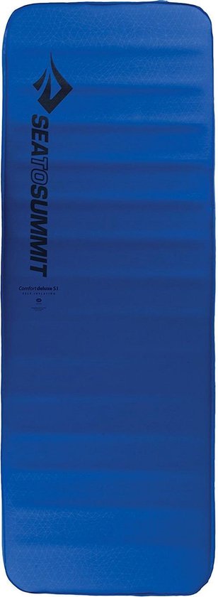 Sea to Summit - Comfort Deluxe S.I. Large Wide - Zelf opbaasbare slaapmat - 10cm | bol.com