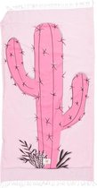 Mycha Ibiza – strandlaken – strandhanddoek – kikoy – cactus – roze – 100% katoen