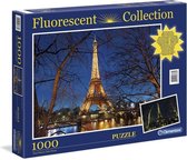 Clementoni fluoriscerende puzzel eiffeltoren 1000 stuks