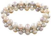 Bracelet de perles d'eau douce Double Soft Colors Pearl Bling