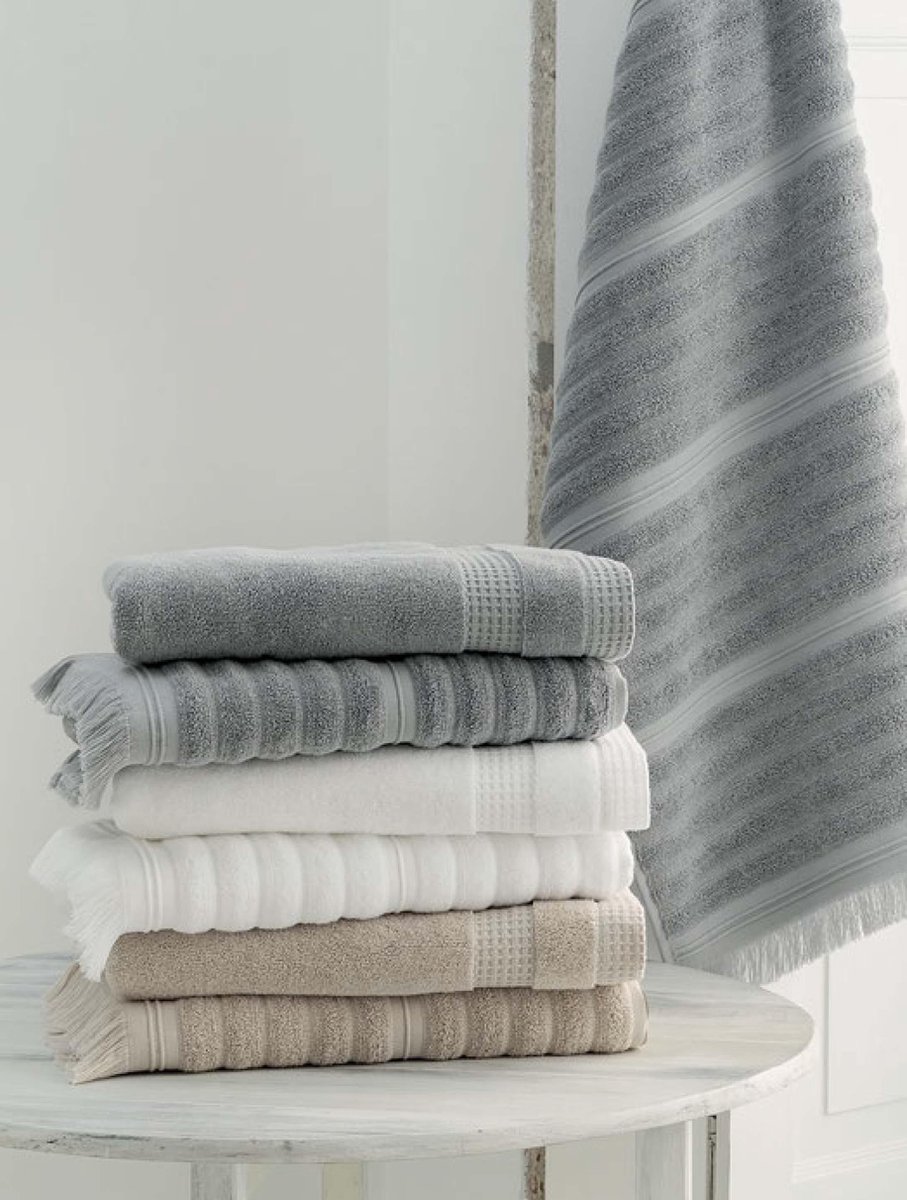 Washand 16x21 cm Natural Organische Biokatoen Beige - 6 stuks