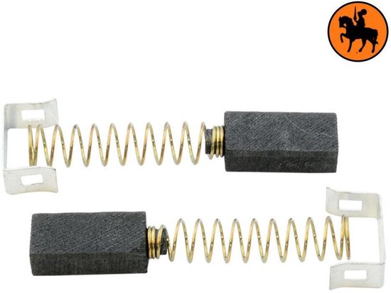 Jeu de balais de charbon pour Bosch GBM 6 E - 5x8x15,5mm - Remplace 2,604,321,915