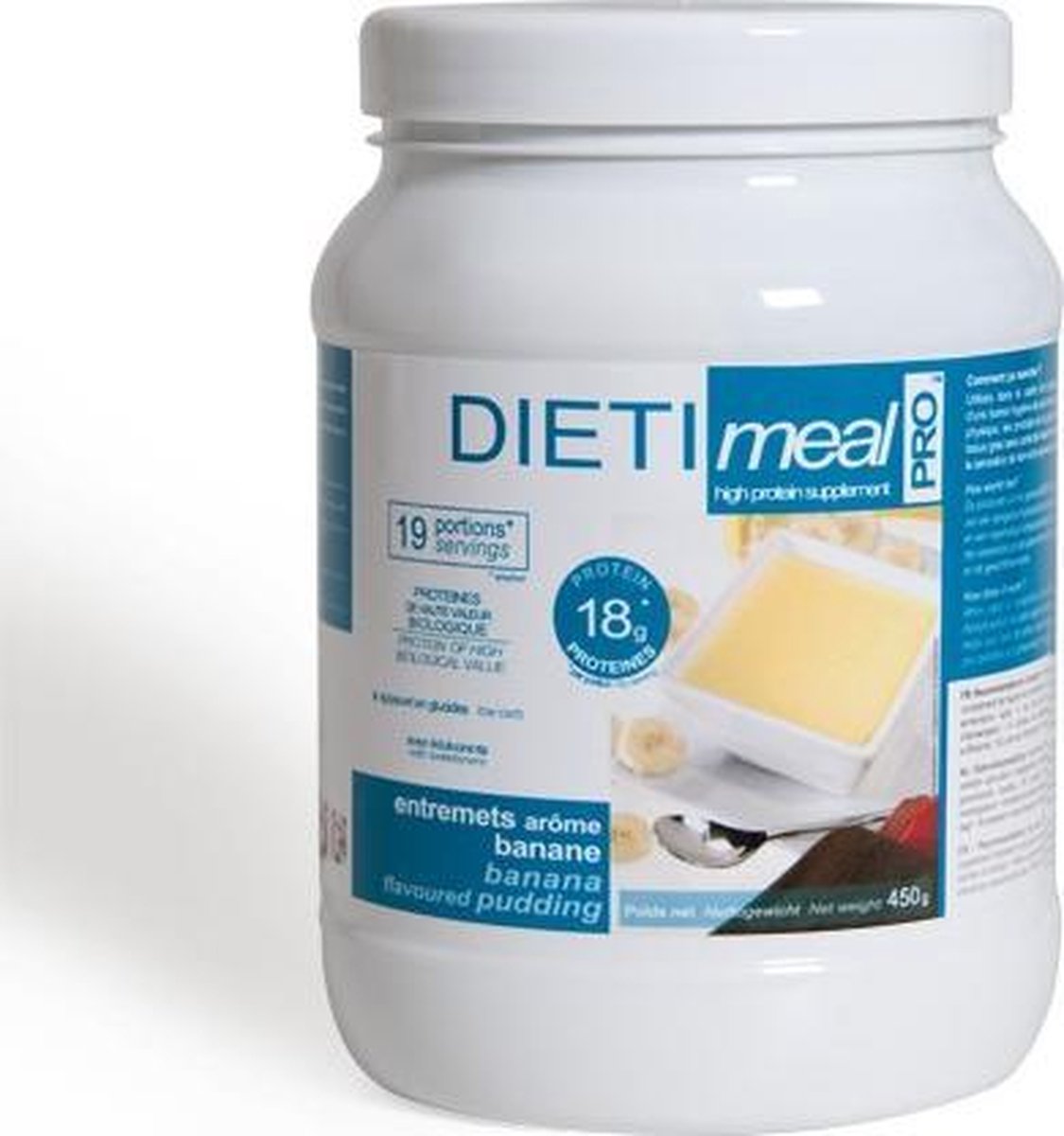 Goedkoopste Dieti Bananen dessert - 450 gram - Maaltijdvervanger