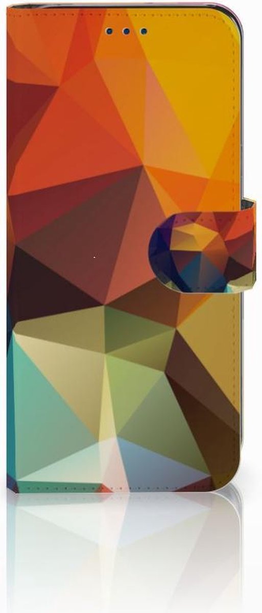 Samsung Galaxy S8 Book Case Polygon Color