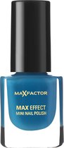 Max Factor Max Effect - 35 Candy Blue - Blauw - Mini Nagellak