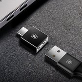 Baseus - Aluminiumlegering USB-C / Type-C Male naar USB Female Adapter Converter, Ondersteuning OTG-functie