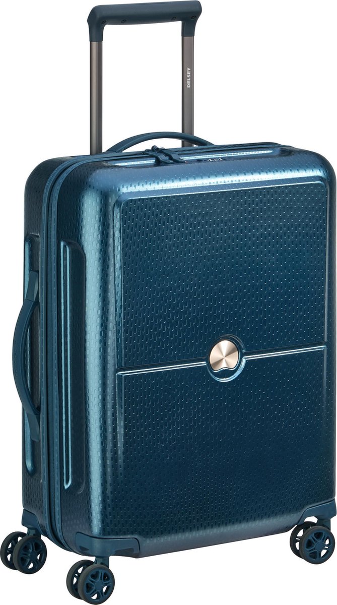 Delsey Turenne 4 Handbagage koffer 55 cm - Blauw