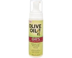ORS Olive Oil Hold & Shine Wrap Set Mousse 207 ml
