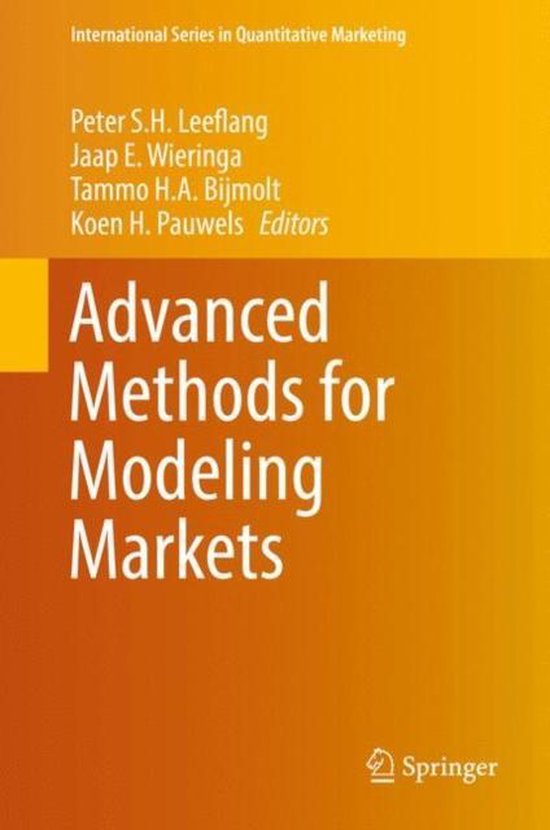 Advanced Methods for Modeling Markets - cover
