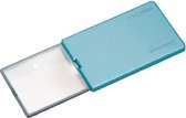 Eschenbach 152122 Loupe à main avec éclairage LED Grossissement: 4 x Lentille: (L x l) 86 mm x 54 mm bleu