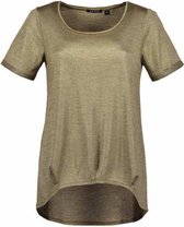 Blue Seven dames shirt beige glans - maat 38