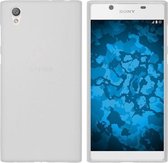 Wit mat transparant siliconen tpu hoesje voor Sony Xperia L1