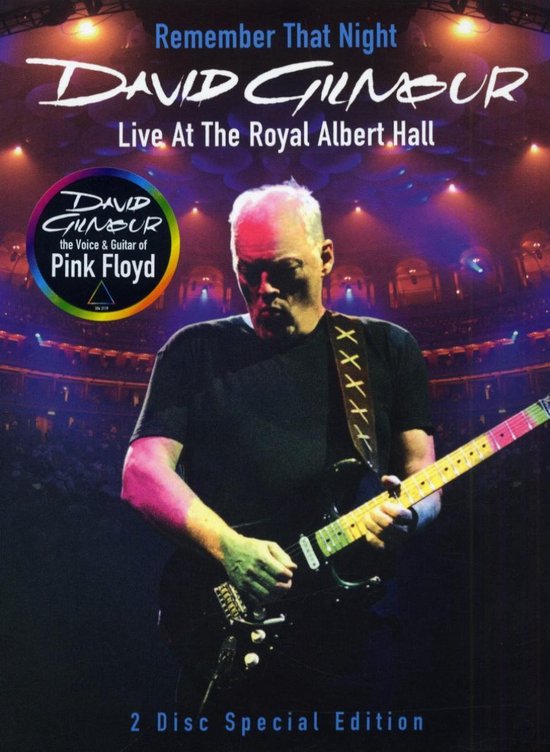 Cover van de film 'David Gilmour - Remember That Night Live At The Royal Albert Hall'