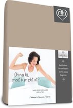 Bed-Fashion Mako Jersey hoeslakens de luxe 140 x 220 cm taupe