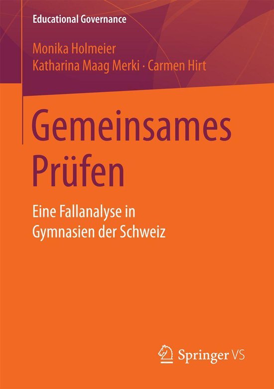 Educational Governance 37 - Gemeinsames Prüfen - cover
