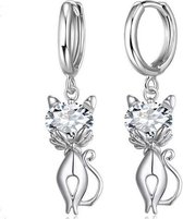 Elegante kat poes oorbellen | poes oorhangers
