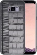 Croco Hard Case voor Samsung Galaxy S8 Plus Zwart