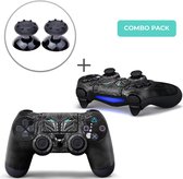 Geometric Lion Combo Pack - PS4 Controller Skins PlayStation Stickers + Thumb Grips