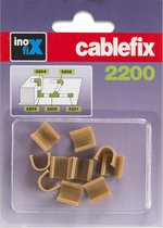 Cablefix 3210 (8mm) - Licht bruin - Verleng stukken (Grenenhout kleur)