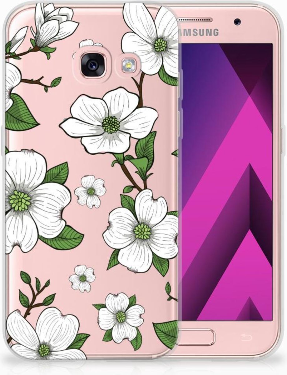 Samsung Galaxy A3 2017 TPU Case Dogwood Flowers