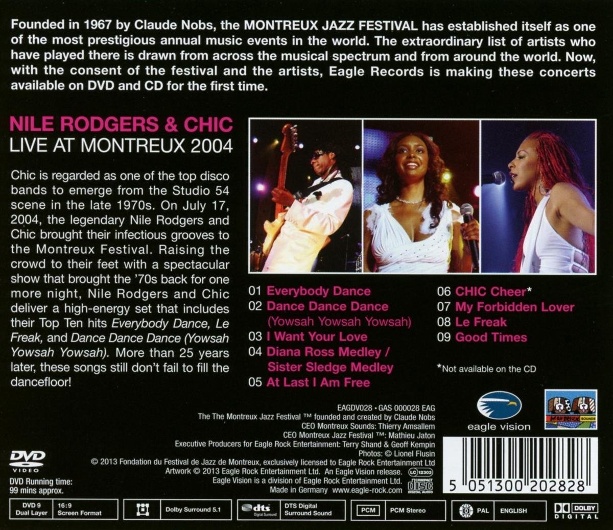 Live At Montreux 2004, Nile Rodgers CD (album) Muziek