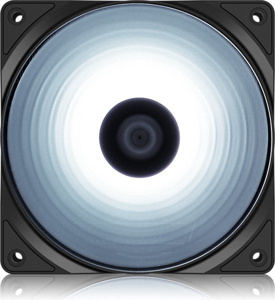 DeepCool 120W Single Colour White LED 120mm Fan, Hydro Bearing