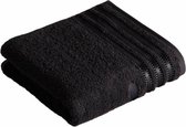 Vossen Handdoek Cult de Luxe - Zwart 60x110