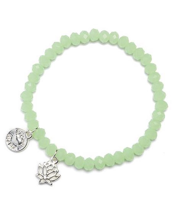 Armband charm diamand Mint