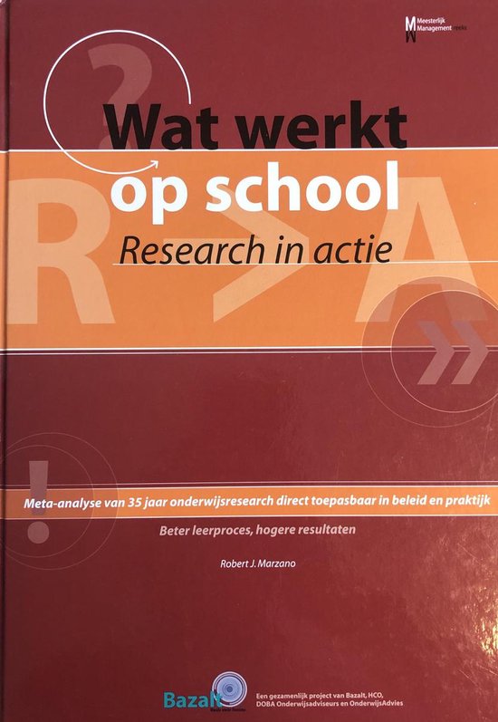 Wat werkt op school - cover