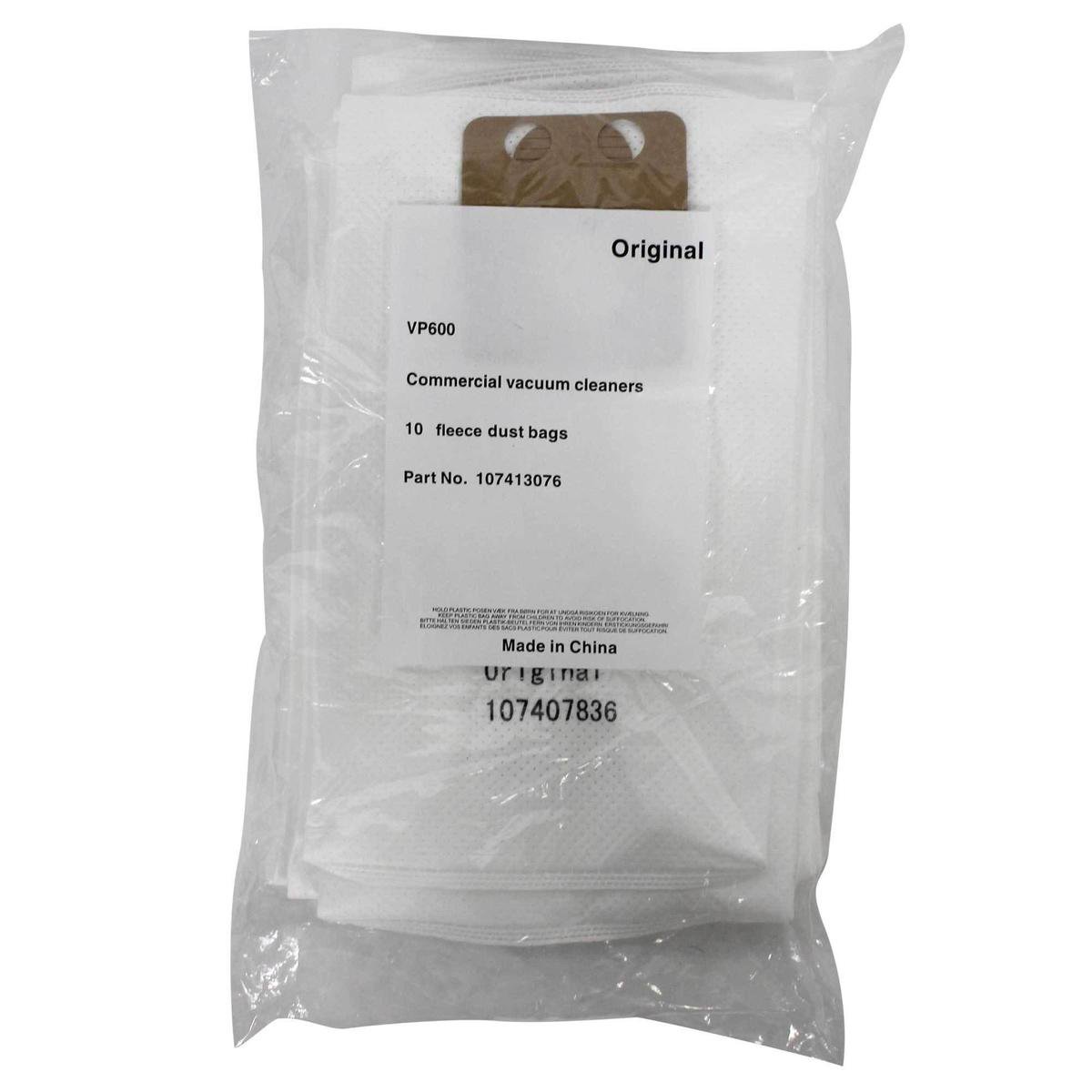 Nilfisk VP600 Stofzuigerzakken 10 stuks - filter
