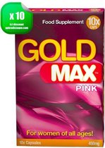 Gold Max - Erectiepillen voor vrouwen - Orgasme Topper - 10 stuks