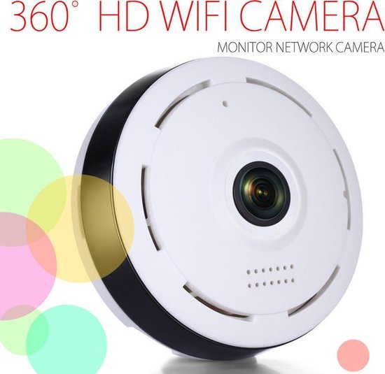 Fisheye IP-Camera 360 Graden | Fisheye HD Wi-Fi IP-Camera | Wit | bol.com