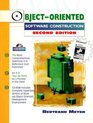 Object-Oriented Software Construction (Book/Cd-Rom)