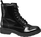 | Graceland Dames Zwarte veterboot lak Maat 38 | Graceland Dames Zwarte veterboot lak Maat 38
