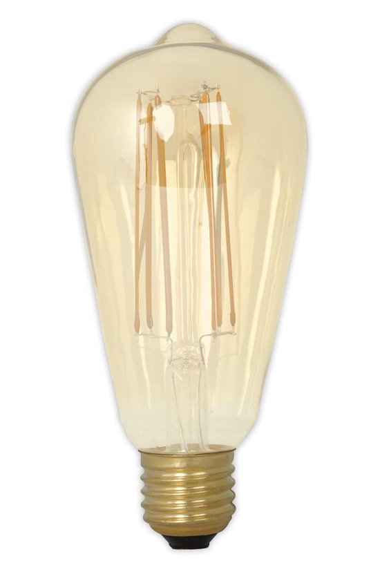 Calex LED Filament Rustieklamp 4-30W E27 2100K Goud Dimbaar (5 Stuks)