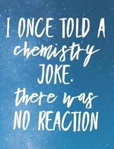 I Once Told a Chemistry Joke. There Was No Reaction