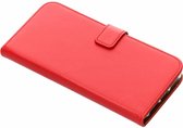 Luxe Softcase Booktype iPhone Xs Max hoesje - Rood