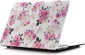 Shop4 - MacBook 13 inch Pro Retina Hoes - Hardshell Cover Rozen Wit