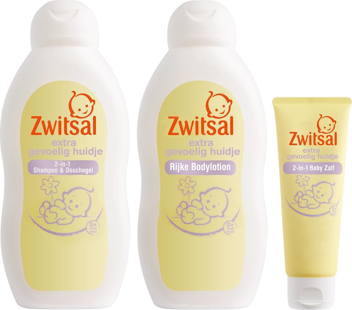 dynamisch stap in Kiwi Zwitsal Extra gevoelig huidje combipack - baby crème, shampoo & bodylotion  | bol.com