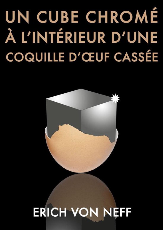 Un Cube chromé à l’intérieur d’une coquille d’œuf - cover
